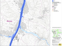 Grafik der Hochwassergefahrenkarte Main Elsava