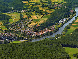 Luftbild der Gemeinde Hafenlohr
