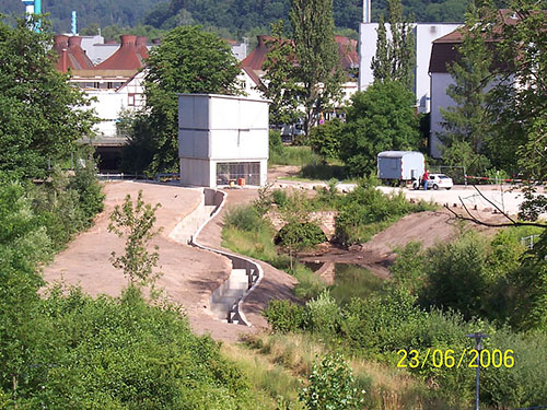 Foto der Anlage mit neuer Wanderungshilfe